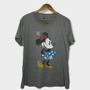 Disney Classic Minnie Mouse Faded Gray Shirt